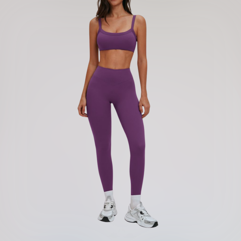 Wholesale spaghetti strap backless bra + leggings