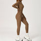 Snug-Fit Long Sleeve Jumpsuit