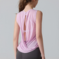 Wholesale Lightweight and Breathable Pilates Yoga Cover-up Sleeveless Sports Tank Top