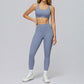 Cross-back sports bra+Hip-lifting leggings 2-PIECE SET
