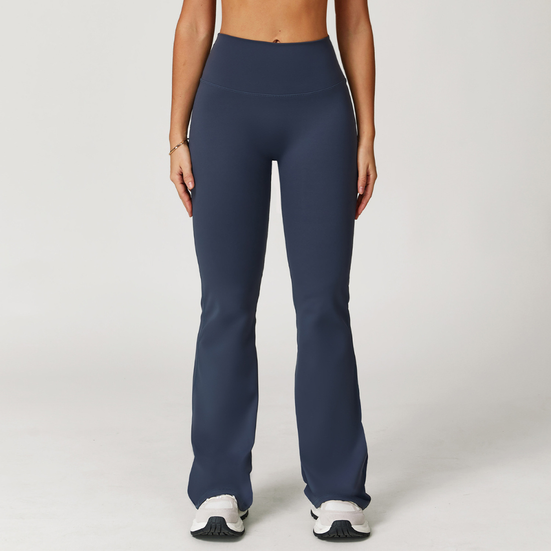 Wholesale Women's High-Waist Slim Wide-Leg Athletic Pants