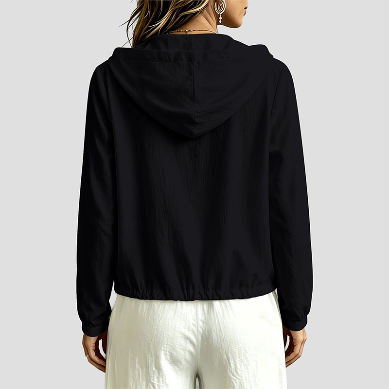 Wholesale Women's Fashion Casual Button Hooded Long Sleeve Shirt – European style fashion casual shirt