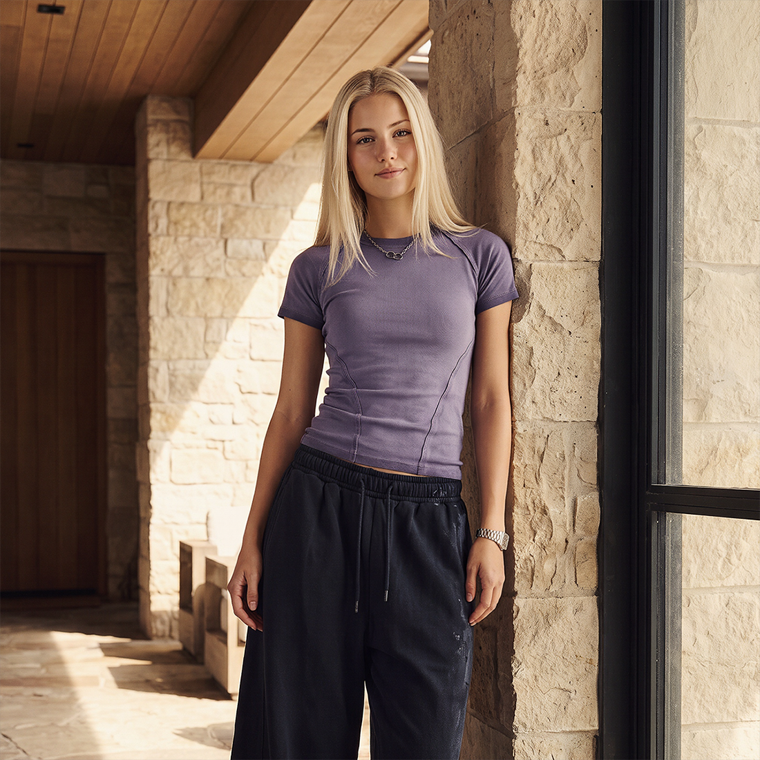 Wholesale Women’s Cropped Raglan T-Shirt – Cotton Streetwear Top