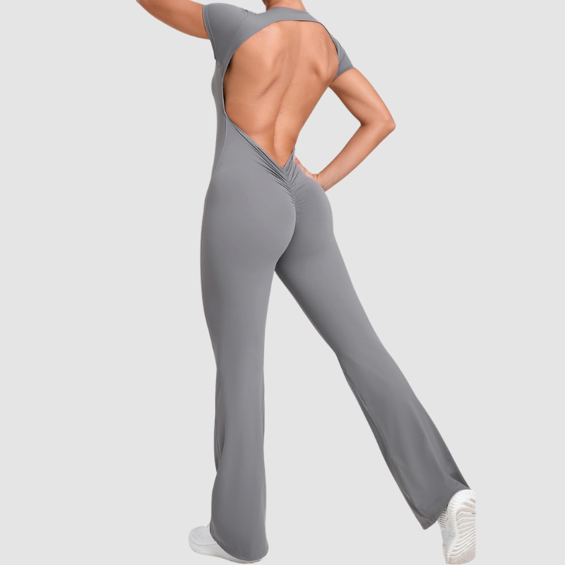 Wholesale Color blocked short sleeve backless | Wonderxfans bulk activewear