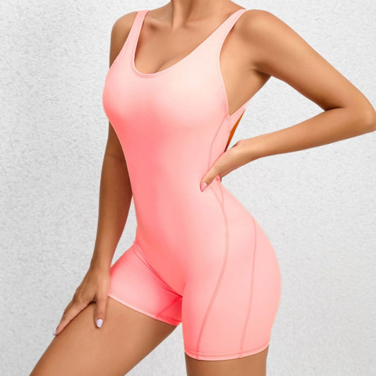 Wholesale Quick-drying backless yoga dance jumpsuit | Wonderxfans bulk activewear