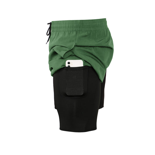 Wholesale Men's fake two solid color | Wonderxfans bulk activewear