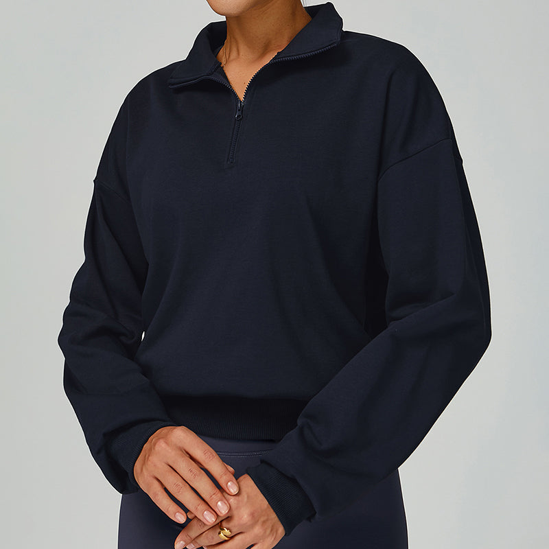 Loose Stand Collar Jacket