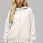 Two-Way Zip Fleece Hoodie