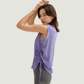 Wholesale yoga cover-up drawstring sleeveless top