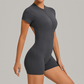 Wholesale Hip-High Halter-Neck Backless Bodysuit