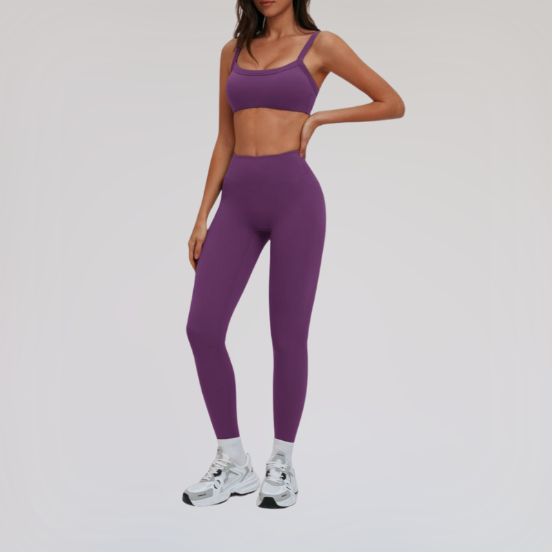 Wholesale spaghetti strap backless bra + leggings