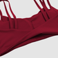 Wholesale Naked-Feel Stripe-Detail Sports Bra & High-Waist Biker Shorts Set – Sculpting Yoga 2-Piece