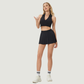 Quick drying and breathable Bra+Tennis Skirt 2-Piece Set