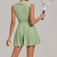 Wholesale Women's Quick-Dry Tennis Dress – Separate Shorts Anti-Exposure Pleated Yoga Skirt