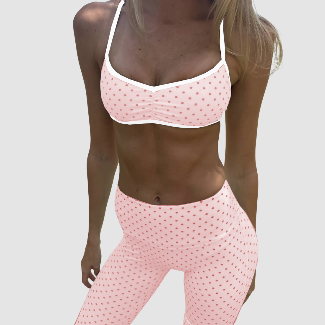 Wholesale Women’s Printed Racerback Tank+Capri Pants Set