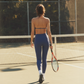 Wholesale Women's Seamless Yoga Set: Strappy Sports Bra & Leggings – High-Stretch w/ Chest Pad