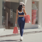 Sport-BH und Sportleggings in Kontrastfarbe, 2-teiliges Set