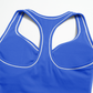 Wholesale Women's Colorblock Brushed Yoga Set: Halter V-Neck Top & Capri Pants