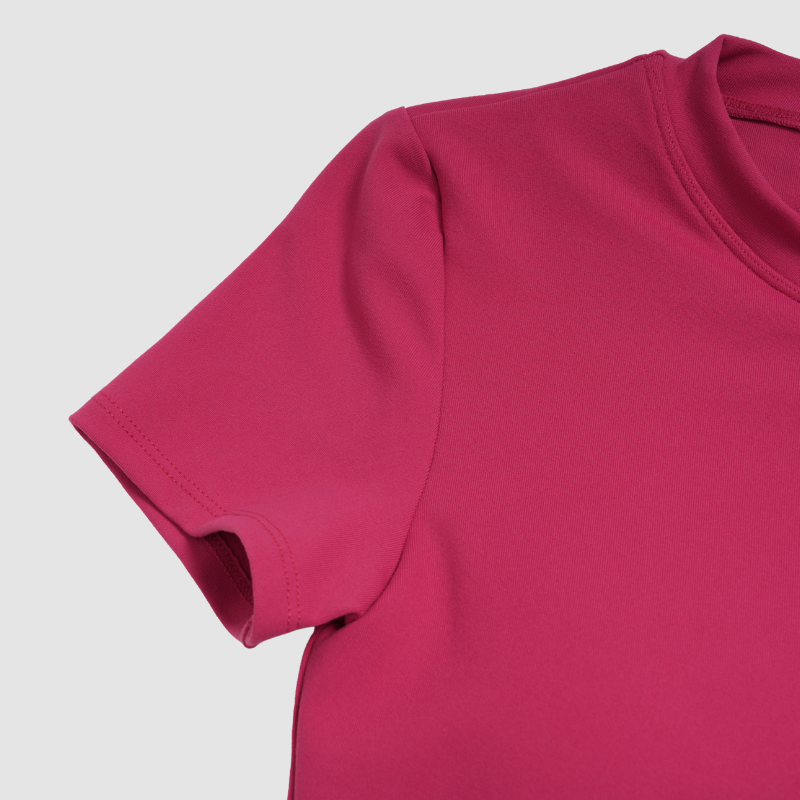 Wholesale solid color short-sleeved T-shirt + shorts