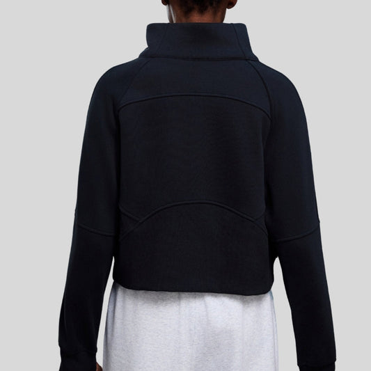 Wholesale Half-Zip Stand Collar Fleece Sweatshirt | Wonderxfans bulk activewear