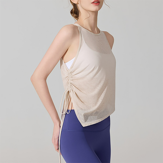 Wholesale Pilates Yoga Cover-up Sleeveless Sports Tank Top