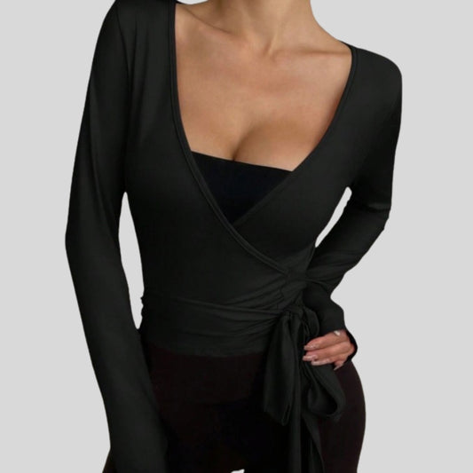 Wholesale Women's slim fit top with | Wonderxfans bulk activewear