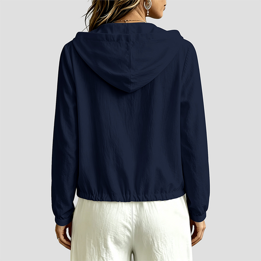 Wholesale Women's Fashion Casual Button Hooded Long Sleeve Shirt – European style fashion casual shirt