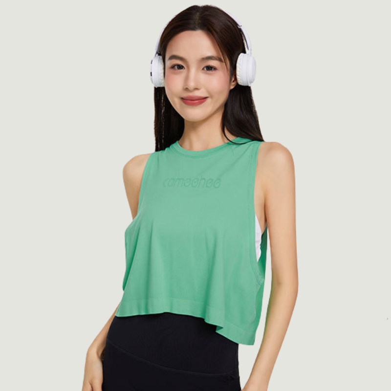 Wholesale quick drying fitness clothing short tank top