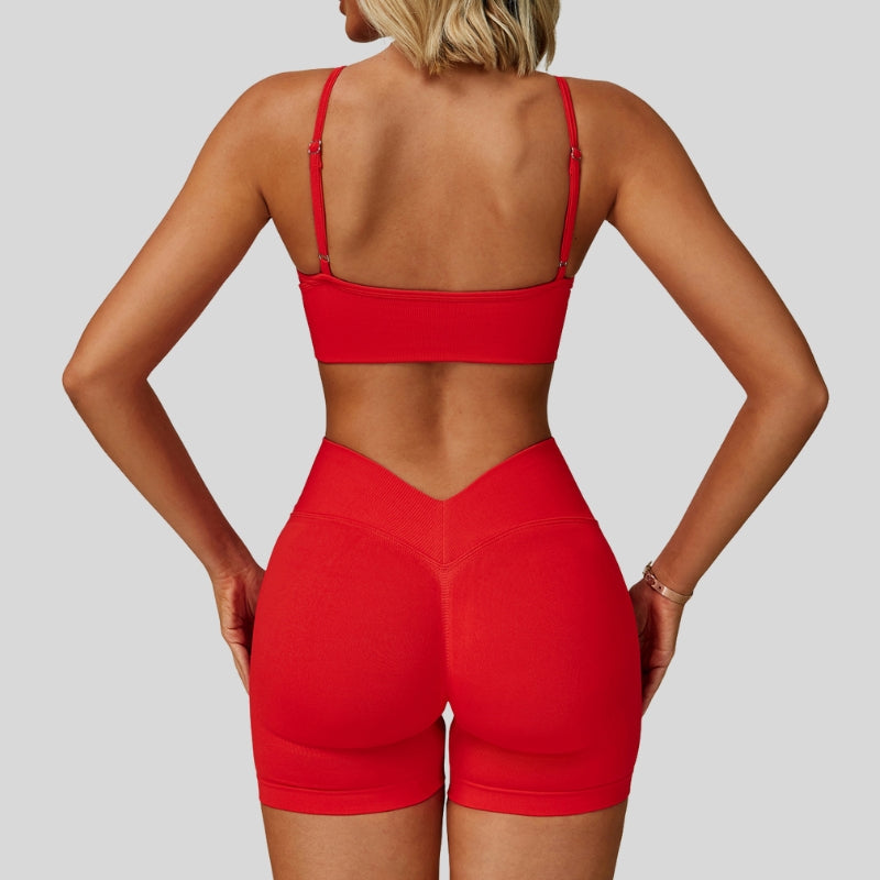 Quick-drying yoga back sports bra