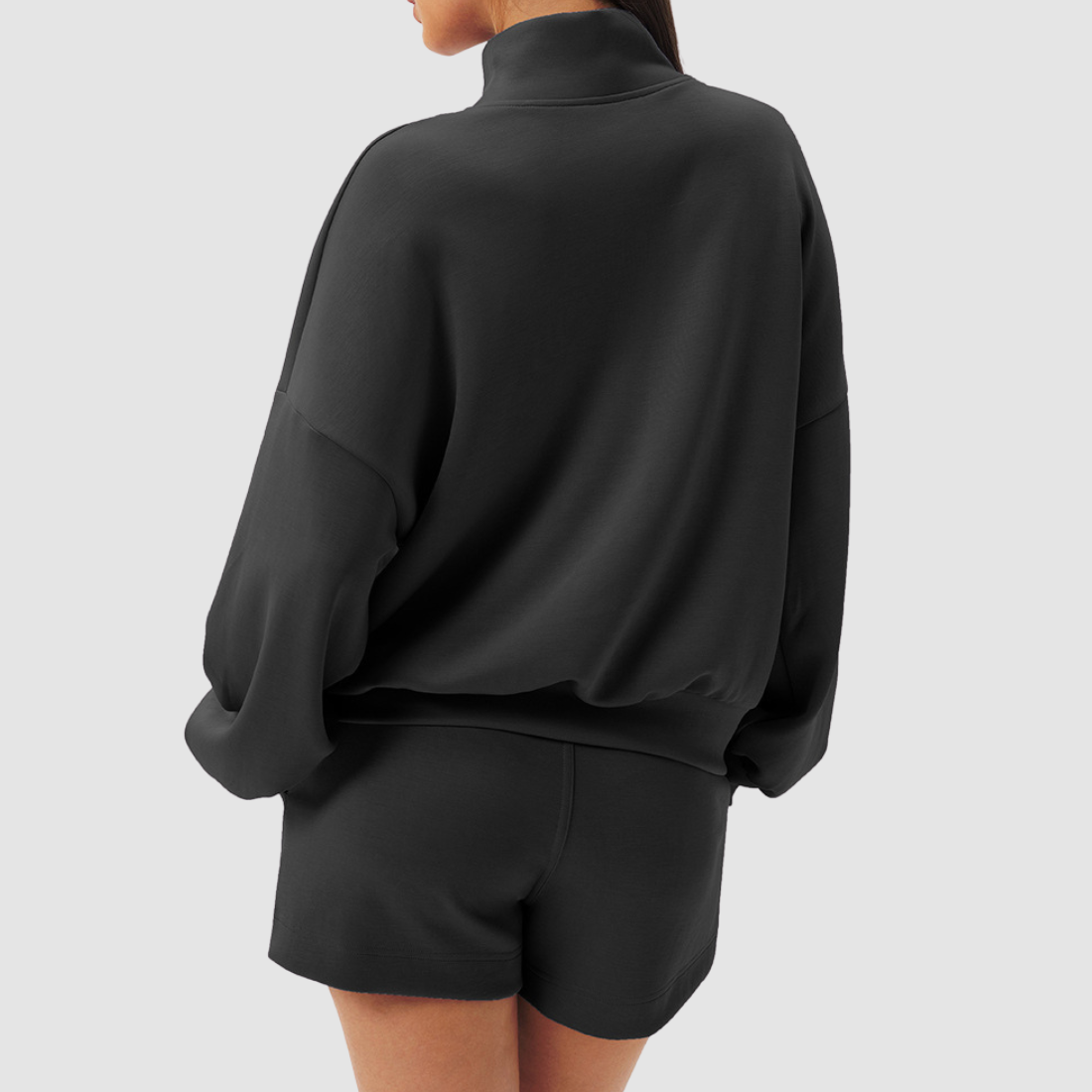 Wholesale Women's Loose Stand-Collar Modal Sports Top