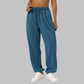 Loose Fit Drawstring Joggers with Tapered Cuffs