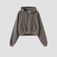 Wholesale Women’s Vintage Washed Raglan Hoodie – Fleece Cropped Pullover