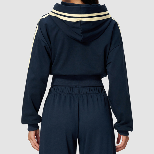 Wholesale Women's Thick hooded sports guard Zip Up Hoodie Jacket
