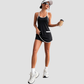 Wholesale Women's Yoga Dress with Pockets – Anti-Exposure Strappy Skirt