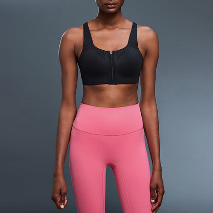 Zip-Front Sports Bra