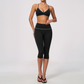 Wholesale Women's Colorblock Yoga Set: Sports Bra & Capri Pants – Tummy Control Butt Lift
