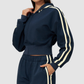 Wholesale Women's Thick hooded sports guard Zip Up Hoodie Jacket