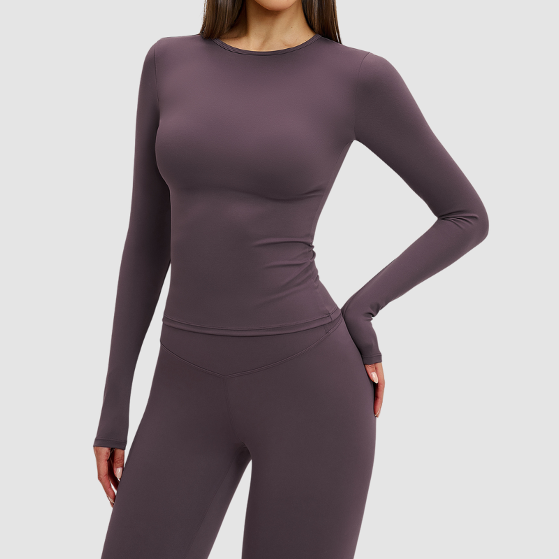 Yoga running sports long sleeve tops