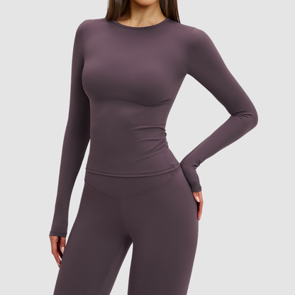 Yoga running sports long sleeve tops