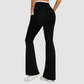 Wholesale cross waistline Flare Yoga Pants | Wonderxfans bulk activewear