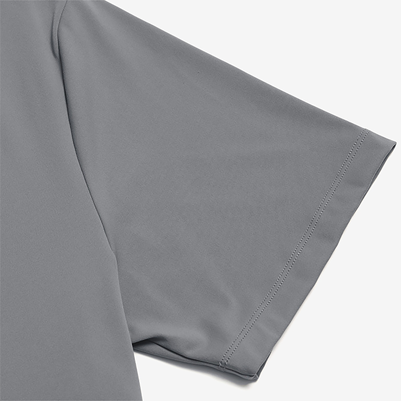 Wholesale Men's Drop-Shoulder Round-Neck Athletic T-Shirt – Breathable Workout Tee