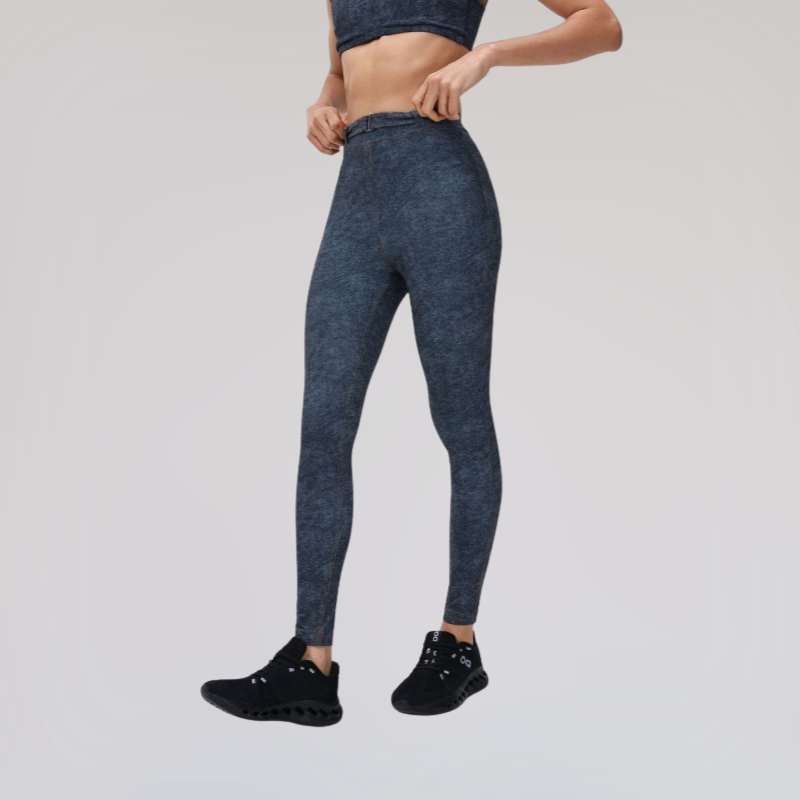 Wholesale denim-style high-waisted leggings