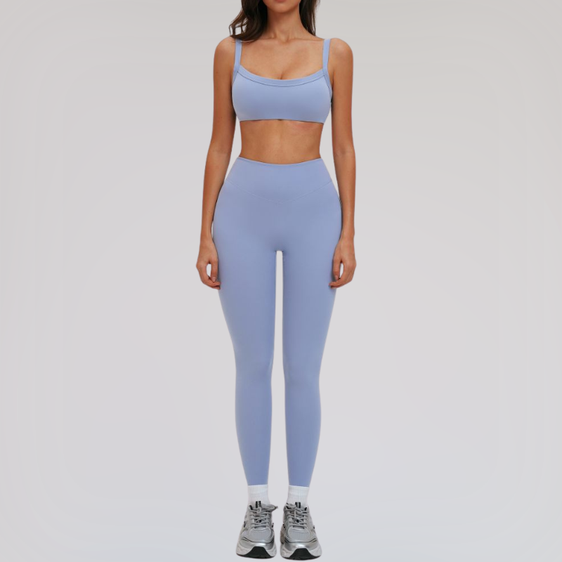 Wholesale spaghetti strap backless bra + leggings