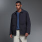 Classic lapel windproof warm jacket