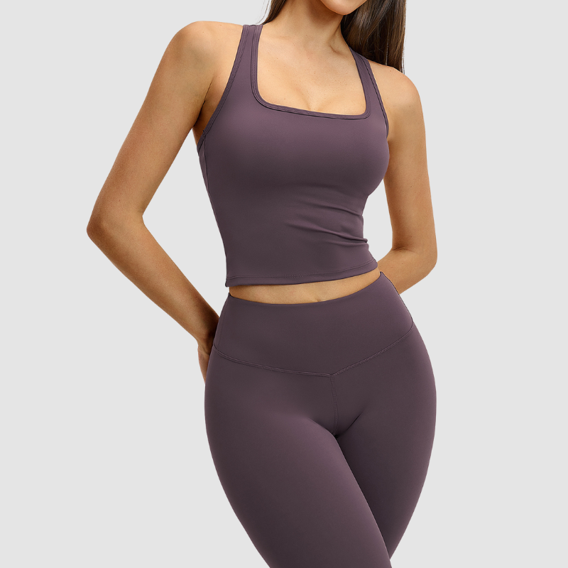 Skinny Skin Dry U Neck Yoga Top Top