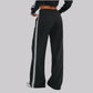 Wholesale High-Waisted Striped Sweatpants