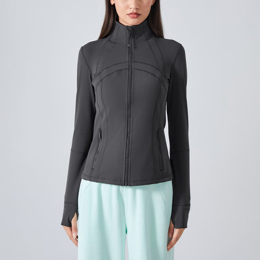 Wholesale Stand Collar Full Zipper Long | Wonderxfans bulk activewear