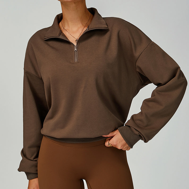 Loose Stand Collar Jacket