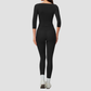 Wholesale Women High Elastic Slimming Mid sleeve T-shirt + High waist and hip lifting legging set