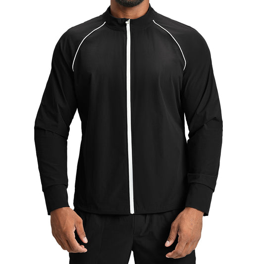 Wholesale Men Recycled Nylon Stand Collar | Wonderxfans bulk activewear